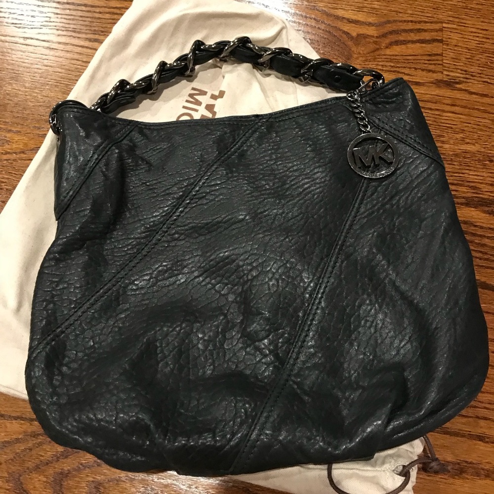 MK black hobo bag